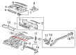 2008 Pontiac Grand Prix Floor Pan Diagram - 88956015