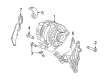 Chevy Equinox Alternator Bracket Diagram - 12587423