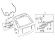 Chevy Equinox Door Handle Diagram - 15285069