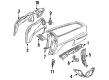 1991 Buick Commercial Chassis Fuel Filler Housing Diagram - 10110071