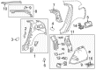 Chevy Volt Body Mount Hole Plug Diagram - 25655346