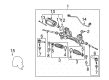 Chevy Rack and Pinion Boot Diagram - 19209363
