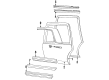1988 Cadillac Seville Door Seal Diagram - 20636720