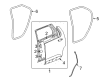 2017 GMC Terrain Door Seal Diagram - 22774577