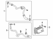 Cadillac Oil Cooler Hose Diagram - 12698551