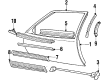 Oldsmobile Cutlass Supreme Door Lock Actuator Diagram - 16629131