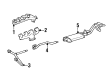 GMC C2500 Muffler Diagram - 15962122