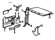 GMC S15 Door Armrest Diagram - 20300603