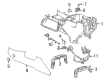 Chevy Silverado 2500 HD Center Console Diagram - 85636138