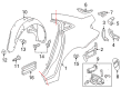 Chevy Cruze Limited Fender Splash Shield Diagram - 95366412