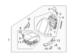 2007 Chevy Aveo5 Seat Cushion Pad Diagram - 96891934