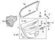 2020 Buick Regal TourX Weather Strip Diagram - 13463904