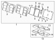 2022 Chevy Camaro Seat Cushion Pad Diagram - 84172631