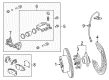 Pontiac G8 Brake Backing Plate Diagram - 92257837