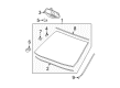 Cadillac DTS Side View Mirrors Diagram - 15817322
