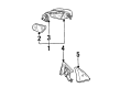 Pontiac Side View Mirrors Diagram - 12528881