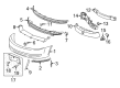 Saturn Bumper Diagram - 15295309