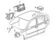 2008 Pontiac G6 Car Speakers Diagram - 25888030