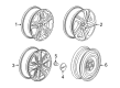 2020 GMC Terrain Spare Wheel Diagram - 84546074