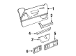 1988 Oldsmobile Cutlass Supreme Door Armrest Diagram - 10170593