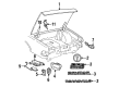 Pontiac Bonneville Emblem Diagram - 20734955