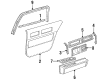 1993 Cadillac DeVille Door Seal Diagram - 20730789