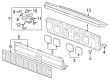 Chevy Tailgate Handle Diagram - 86789907