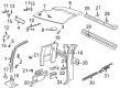 GMC C3500 Door Handle Diagram - 15023778
