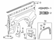 GMC Sierra 3500 HD Emblem Diagram - 23400419