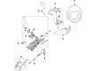 Chevy Silverado 1500 LTD Steering Column Cover Diagram - 84748144