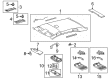 Pontiac Vibe Door Handle Diagram - 19184641