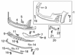 Cadillac XT6 Bumper Diagram - 84663549
