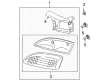 1995 Chevy Cavalier Headlight Diagram - 16523442