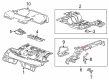 2016 Chevy Malibu Limited Floor Pan Diagram - 23103444
