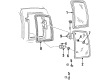 Chevy C3500 Weather Strip Diagram - 15646305