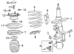 Cadillac CT5 Coil Spring Insulator Diagram - 86773576