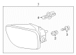 2006 Chevy Trailblazer Fog Light Diagram - 15175700