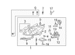 2007 Cadillac DTS Hid Bulb Ballast Diagram - 10391611