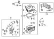 Chevy Equinox PCV Valve Hose Diagram - 12649214