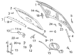 2002 Oldsmobile Aurora Weather Strip Diagram - 25654422