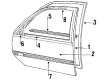 Chevy Beretta Weather Strip Diagram - 22646030