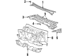 2002 Chevy Prizm Dash Panels Diagram - 94857076