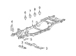 Chevy Front Cross-Member Diagram - 15076525