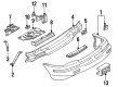 Oldsmobile Silhouette Bumper Reflector Diagram - 5975414