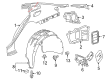 Chevy Malibu Fuel Filler Housing Diagram - 84031932