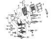 Cadillac Seat Cushion Pad Diagram - 84933124