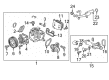 Chevy Water Pump Diagram - 55582273
