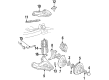 Oldsmobile Custom Cruiser Brake Backing Plate Diagram - 18017511