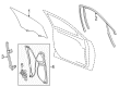 2017 Cadillac XTS Door Seal Diagram - 23454475