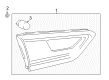 Chevy Malibu Back Up Light Diagram - 84131004